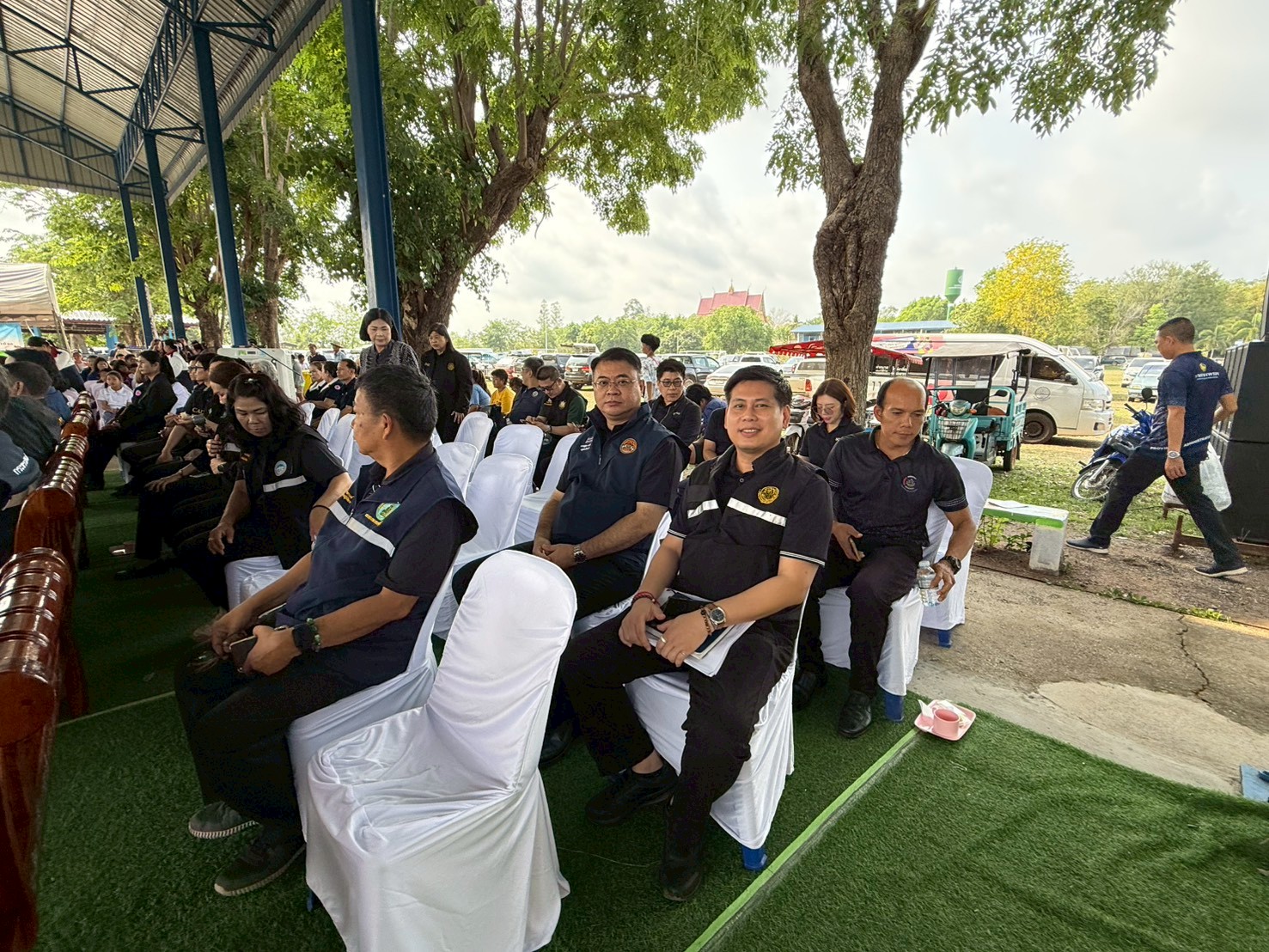 title - วันที่ 22 เมษายน 2569 นายวิทูล ประดิษฐบุญ ปฏิรูปที่ดินจังหวัดปราจีนบุรี  พร้อมด้วย เจ้าหน้าที่ ส.ป.ก.ปราจีนบุรี เข้าร่วมโครงการจังหวัดเคลื่อนที่  โครงการ 